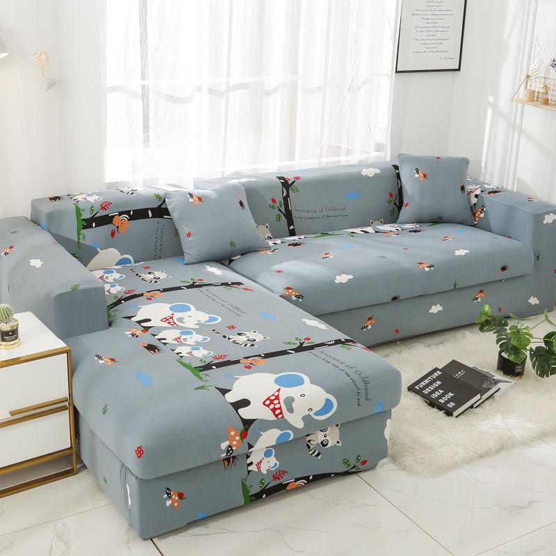 Sofa Covers Living Room Slipcovers Elastic Stretch Sectional Sofa Loveseat Funiture Protector Sofa