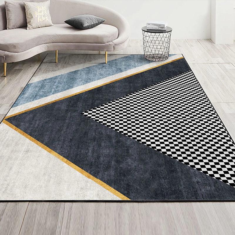 Carpet Living Room Modern Simple Fully Covered Sofa Coffee Table Mat Girl Bedroom Room Bedside Washable Mat Floor Mat