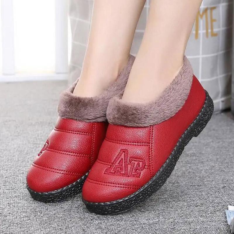 Cloth Shoes Winter Warm Women's Short Boots Cotton Shoes Women's Cotton Boots Plus Velvet Thickened Home Shoes