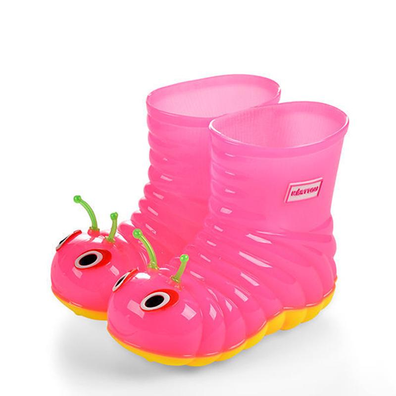 Four Seasons Cute Cartoon Kids Baby Kindergarten Children Children Rain Boots Boys Girls Non-slip Waterproof Shoes