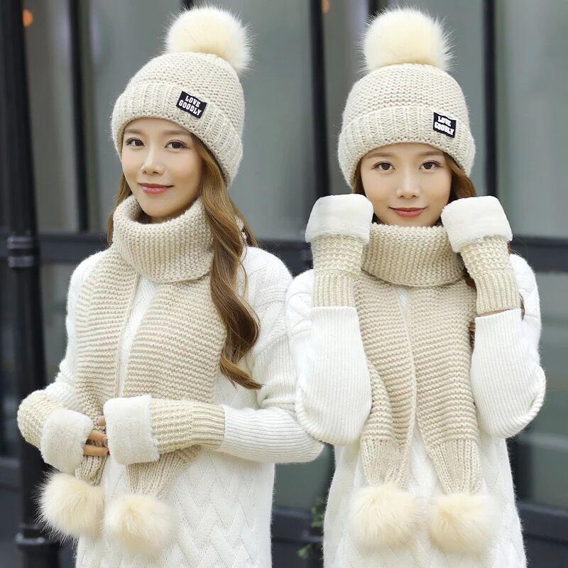 Cotton hat Trendy wild hat Windproof hat Autumn winter Warm hat Thick hat Fashion Woman hat Plush