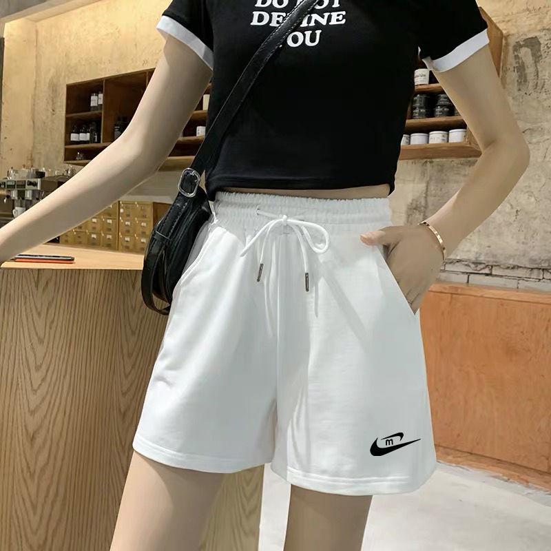 Sports Three-point Shorts Women's Summer Loose High-waisted A-line Thin Section Casual Wide-leg Quarter Pants Casual Shorts