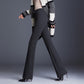 Woolen Trousers Female Was Thin High Waist Flared Pants Casual Straight Trousers Drape Trousers