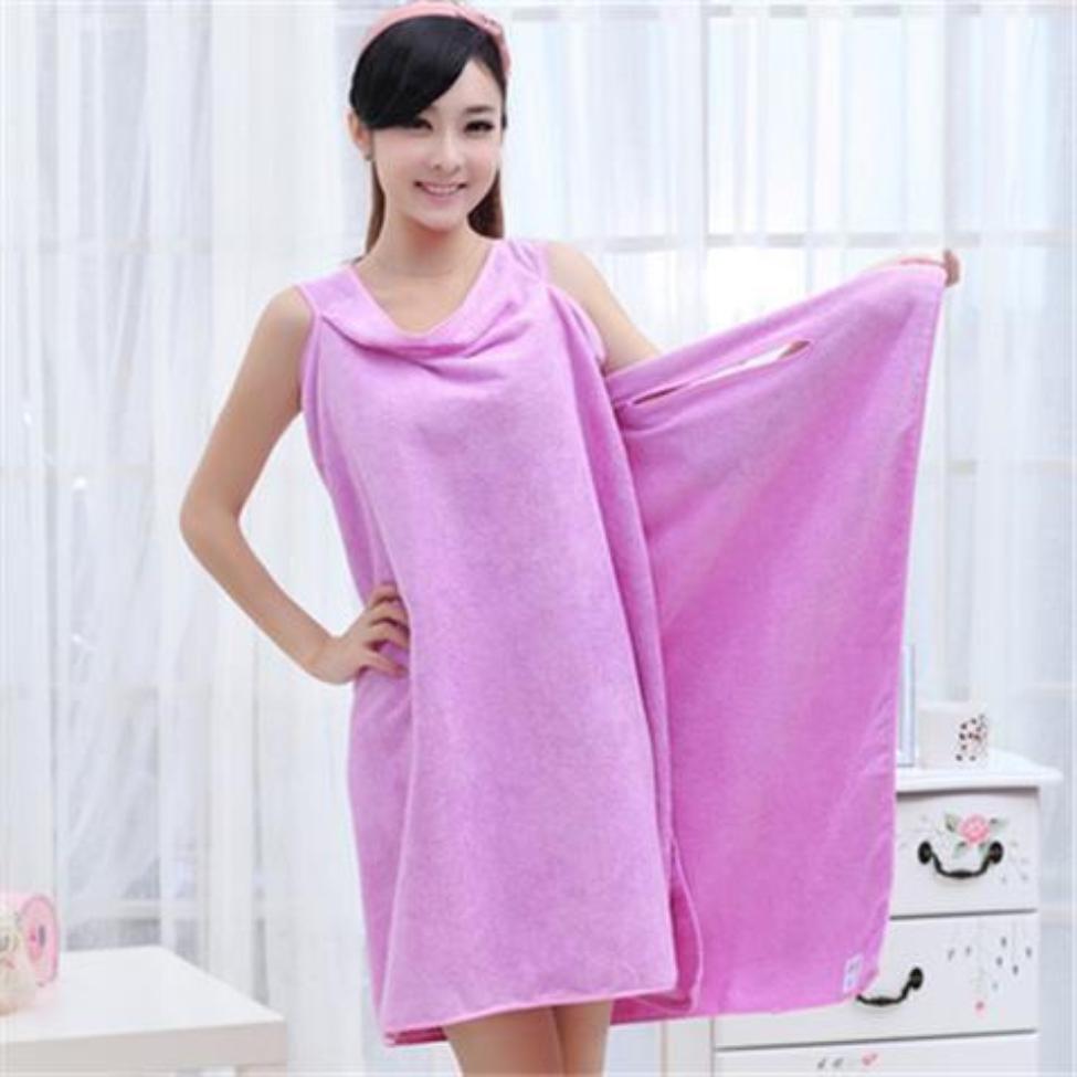 Super Absorb Microfiber Beach Wearable Bath Towel Body Wrap Spa Towel Beach Towels