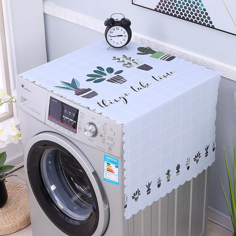 PVC Dustproof Cover Cloth Laundry Cover Waterproof and Oilproof Cover Cloth Refrigerator Cover Towel Microwave Oven Cover Cloth