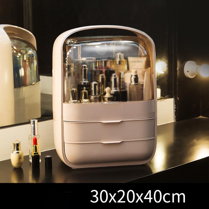 Net Celebrity Cosmetic Storage Box Desktop Dustproof Household Large Dressing Table Skin Care Storage Box