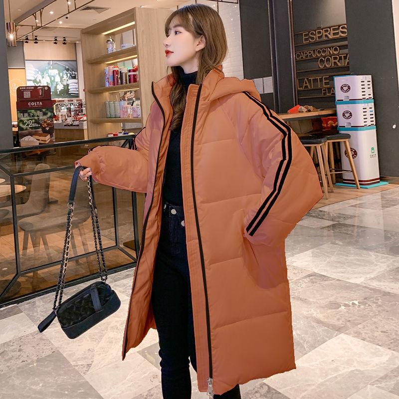 Women's Cotton-padded Clothes Mid-length Padded Jacket Students Korean Style Loose Winter Jacket Female Trend Ins