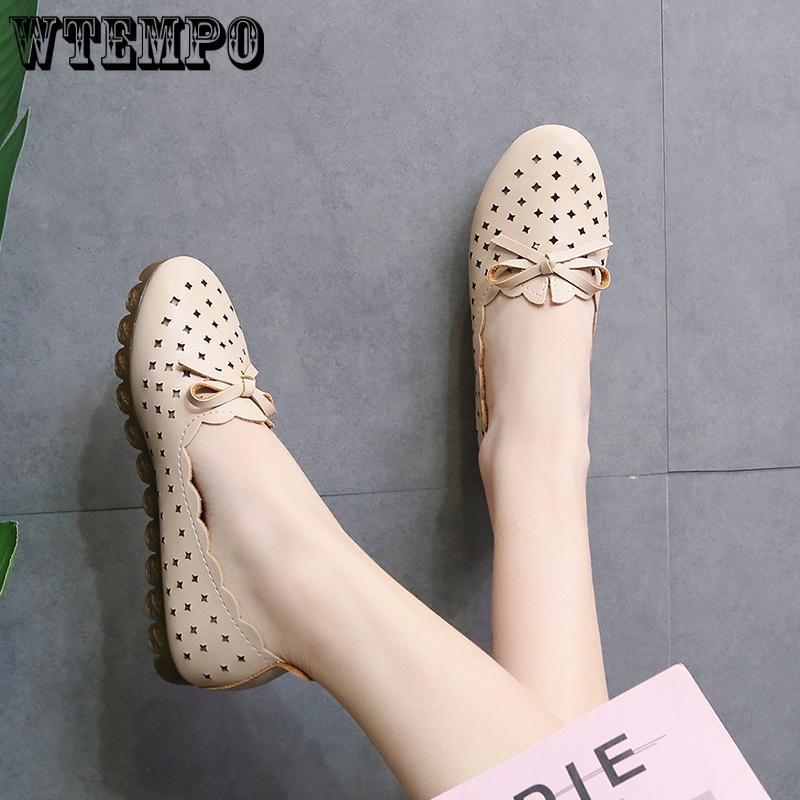 Flat-bottom Student Casual Single Shoes One-legged Lazy Shoes White Nurse Shoes