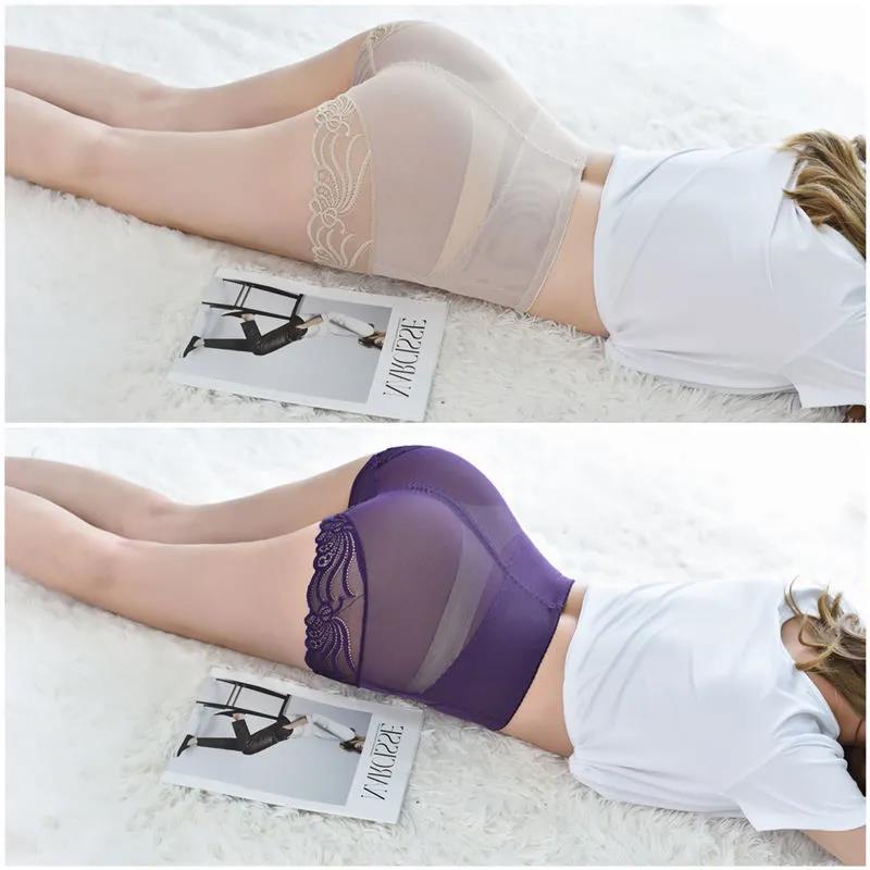 Spring and Summer Thin Cross Tummy Underwear Women's High-waist Shaping Body Underwear Waist Hip Corset Sculpting and Abdomen Pants