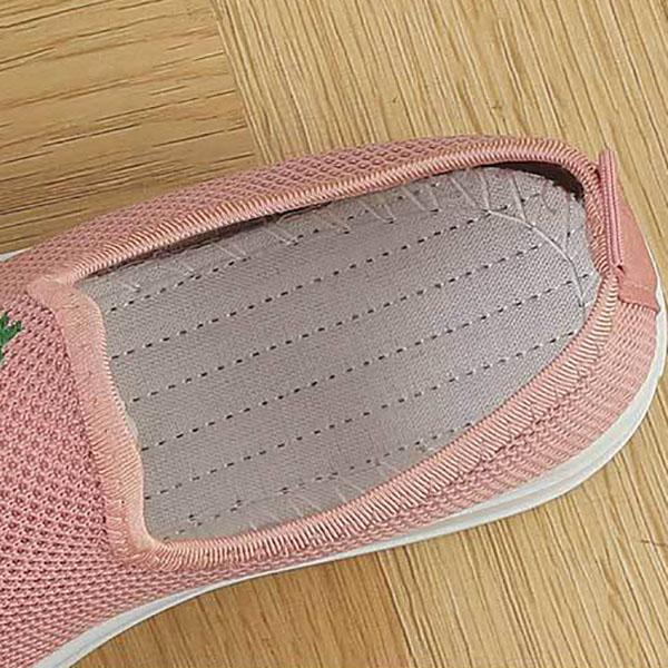 Women's Net Shoes Trend Breathable Mesh Summer Leisure Non-slip One-step Old Beijing Cloth Shoes