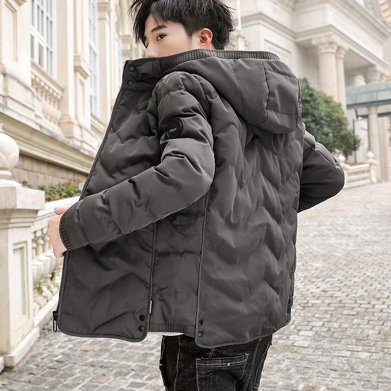 Winter Men's Cotton-padded Jacket Short Clothes Jacket Cotton-padded Clothes Trend Handsome Autumn and Winter Clothes Down Padded Jacket