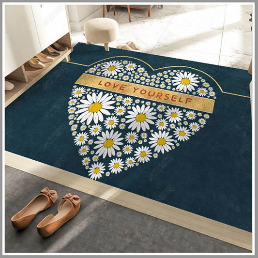 Nordic Light Luxury Floor Mat Door Mat 60*90cm Entrance Mat Entrance Hall Entrance Non-slip Foot Mat Porch Mat Aisle Corridor Carpet