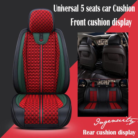 Car Seat Cover Universal Leather 5 set Auto Seat Cushion 5 seats Universal car seat cover Waterproof