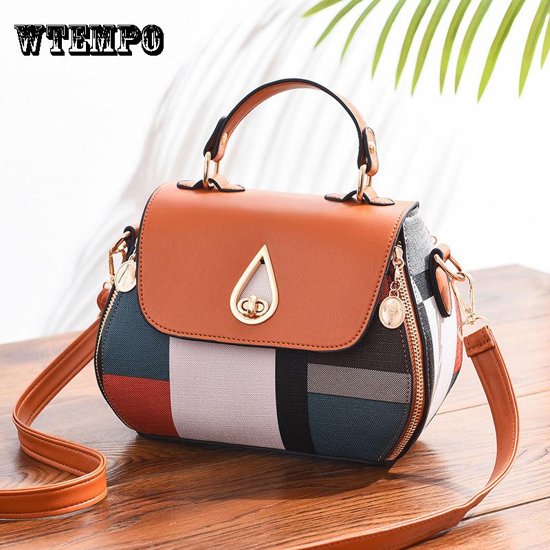 Brand Trendy Wild Handbags Fashion Printing Handbags Shoulder Bag Messenger Bag