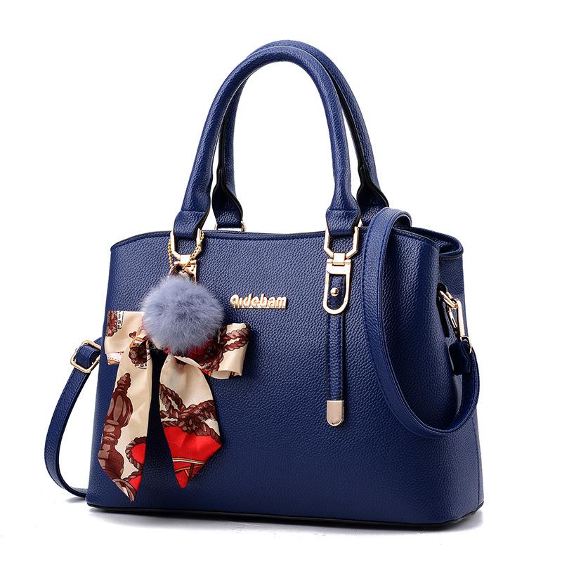 Trendy wild Patent leather bag Big capacity Woman bag European and American style Shoulder Handbag