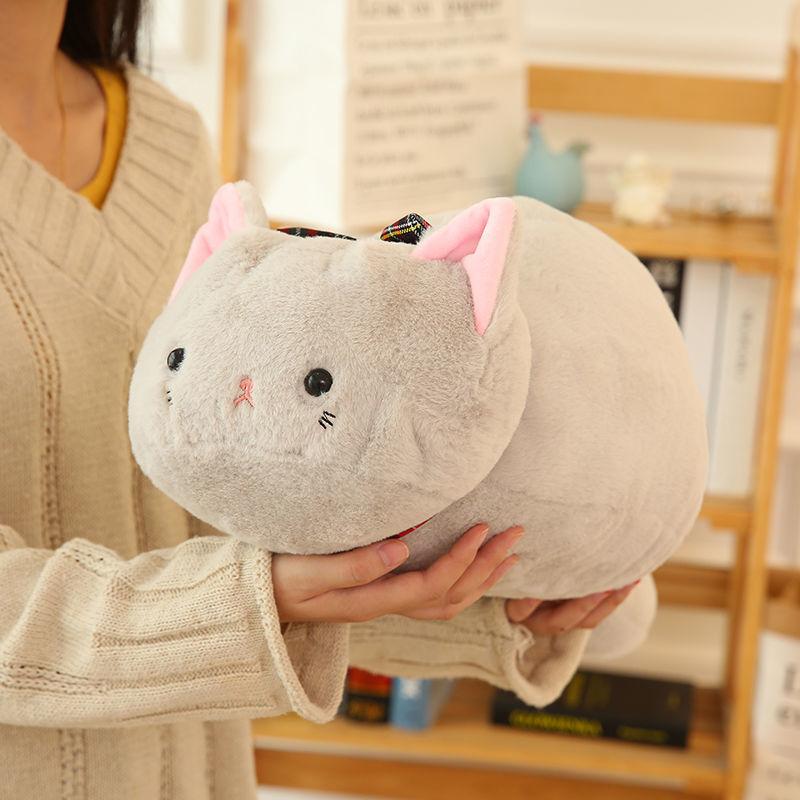 Lovely Little Cat Plush Doll Super Soft Cat Plush Doll Pillow Cute Kids Sleeping Plush Doll Gifts