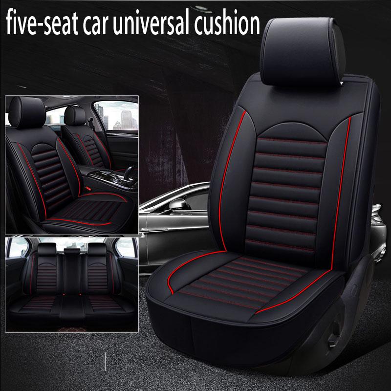 Four seasons car seat cover leather universal 5-seater car seat cover fully surrounded car cushion