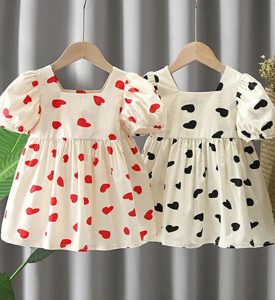 Girls' Dresses Cotton Comfortable Children's Dresses 2021 Summer Dresses with Floral Bows Girls' Dresses for Children