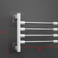 Bathroom Rotation Towel Storage Rack Punch-Free Stainless Steel Organizer Shelf Hanging Wall Shelves Suction Cup