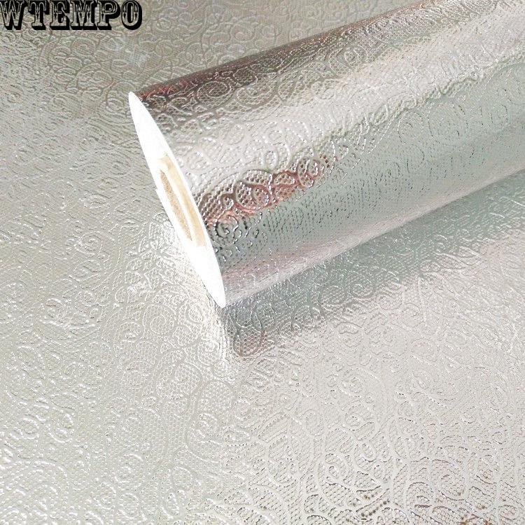 Brand DIY Waterproof Oil Proof Aluminum Foil Self Adhesive Wall Sticker Stove Cabinet