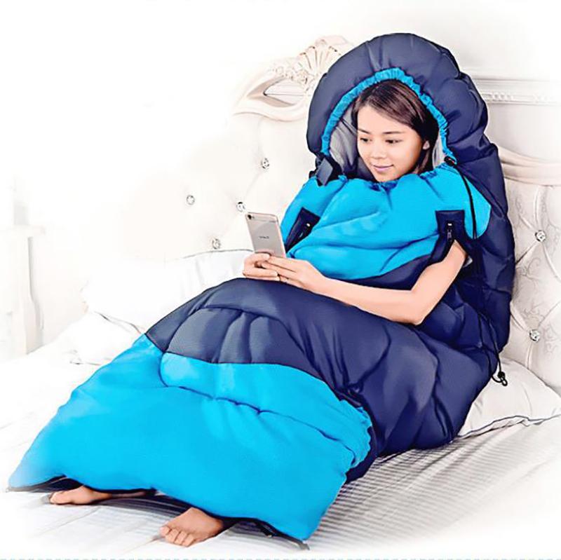 2.3/2.8kg Winter Sleeping Bag Pure Cotton Filled Thermal Sleeping Bag Portable Envelope Sleeping Bag