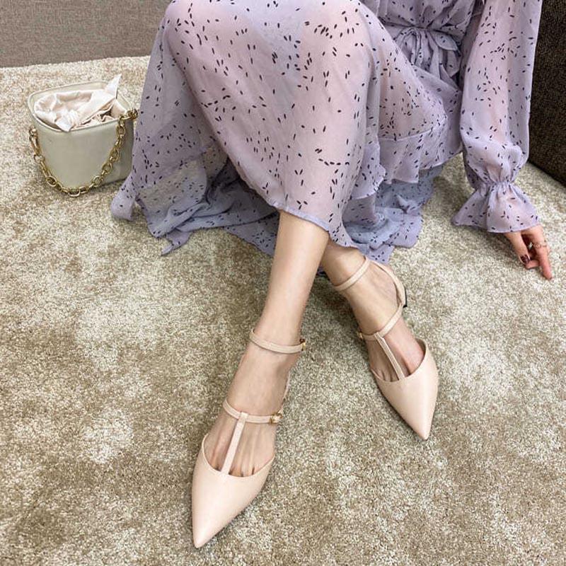 Plus Size 34-40 Women Shiny Slippers Outdoor Flat Bohemian Beach Wear-resistant Non-slip Office Lady Tip Sandals