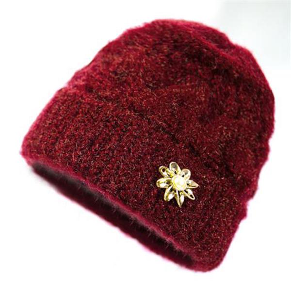 Woman hat Plush Cotton hat Trendy wild hat Windproof hat Winter Warm hat Thick hat Fashion