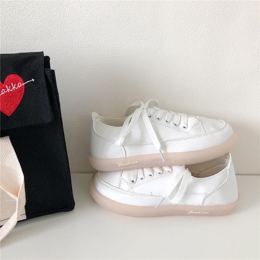 Classic White Shoes Woman Casual Canvas Shoes Female Summer Women Sneakers Lace-Up Flat Trainers Fashion Women Vulcanize Shoes