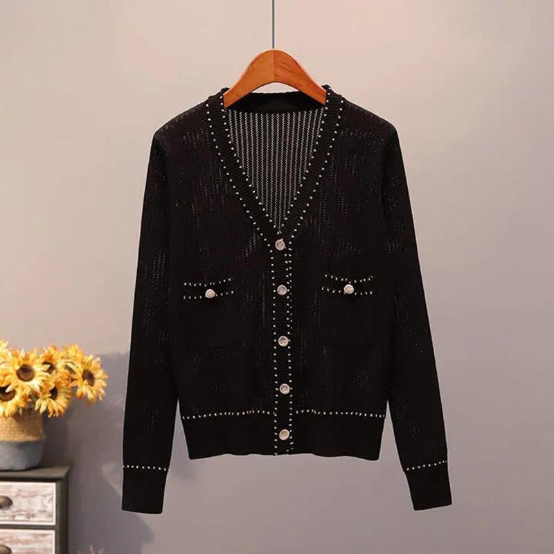 Spring Newly Solid Women Cardigans 2021 Fashion Slim Ladies Knitted Sweater Long Sleeve Buttons Sweater