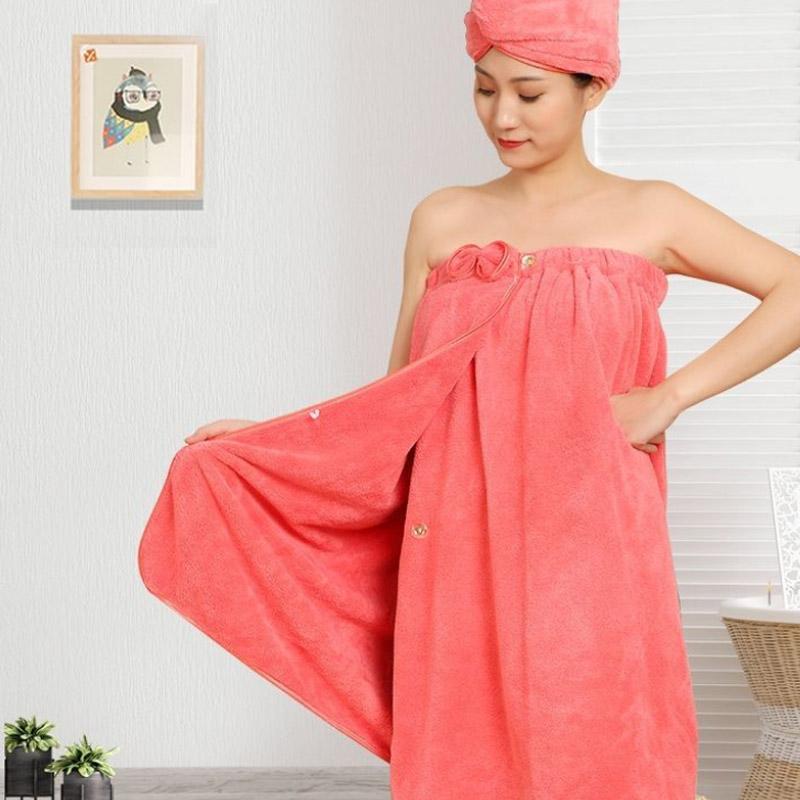 Wearable Tube Top Women's Large Bath Towel Wrapped Towel Household Cotton Soft Absorbent Non-linting Bath Skirt Bathing Cute Ins Wind