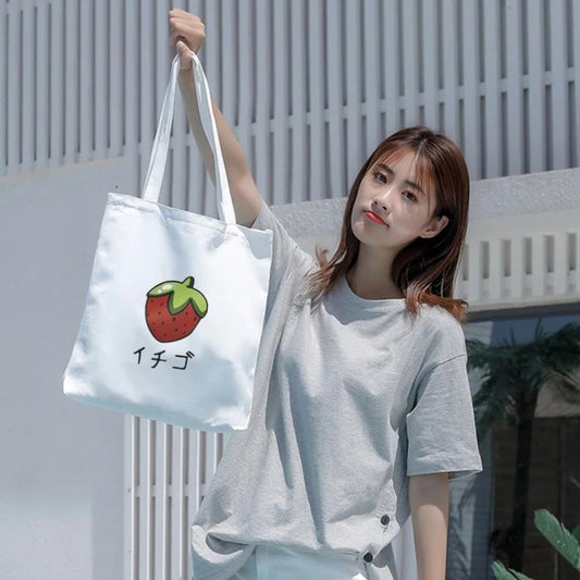 Large Portable Canvas Bag Female Student One-shoulder Packaging Book Bag Large Shoulder Bag Tote Bag Messenger Bag