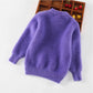 Girls Sweaters Knit Sweater Autumn and Winter Baby Sweater Children's Clothing Bottoming Shirt