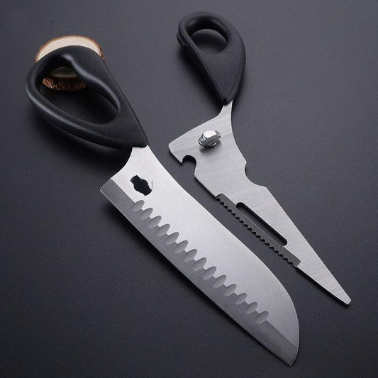 Detachable Food Scissors Stainless Steel Scissors Heavy Sharp ScissorsMulti-function Kitchen  Supplies