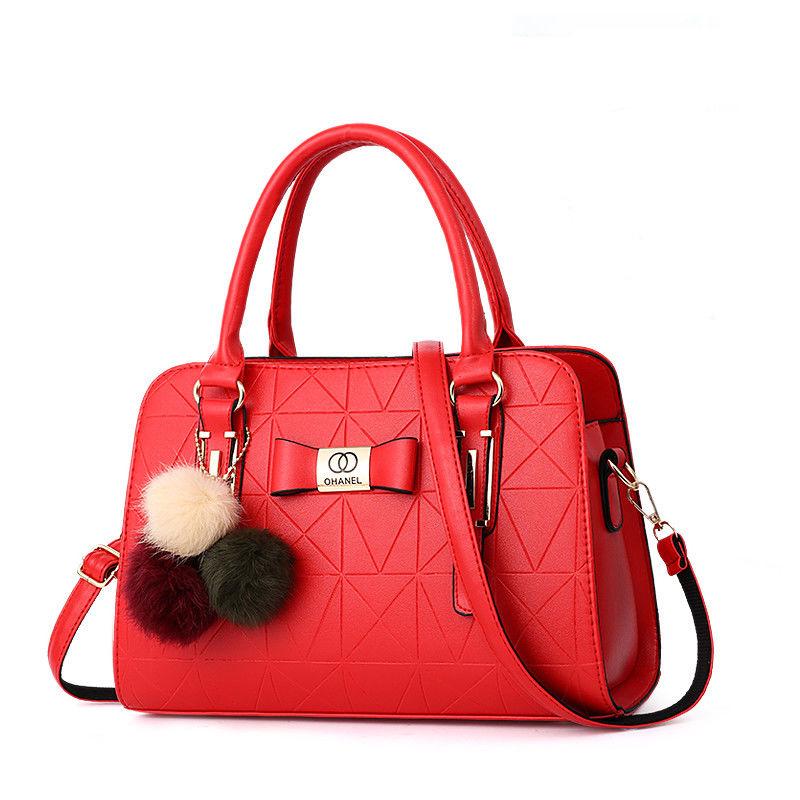 European and American style Shoulder Handbag Trendy wild Patent leather bag Big capacity Woman bag