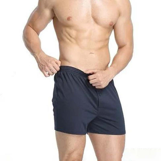 4-pack Men's Briefs Boxer Loose Plus Size Cotton Home Boxer Shorts