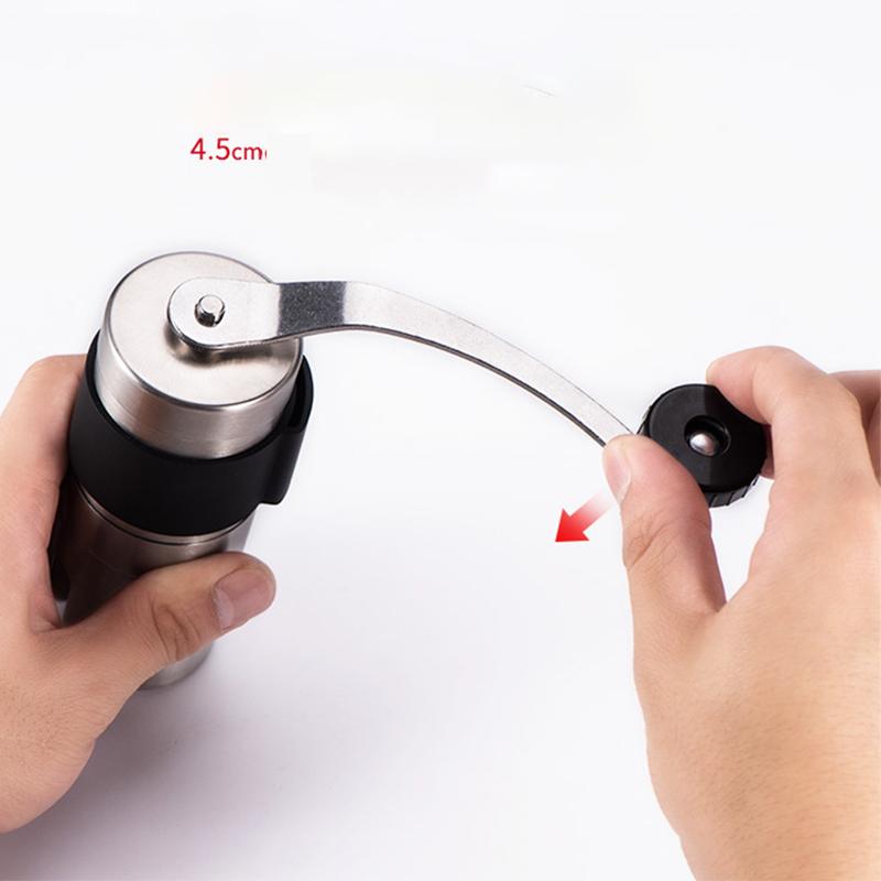 Stainless Steel Grinder Coffee Bean Grinder Household Portable Manual Coffee Grinder Multi-purpose Powder Machine