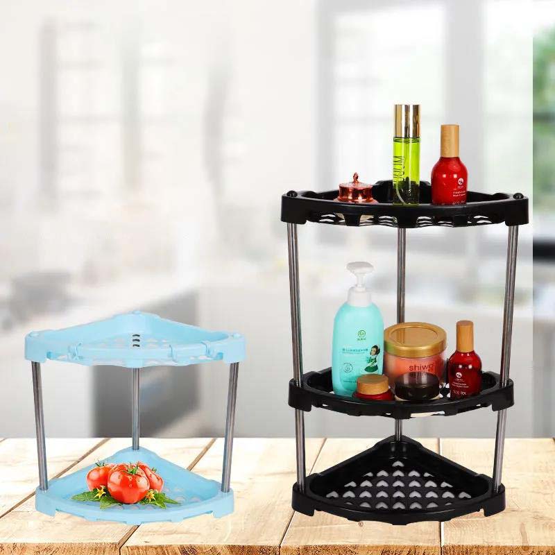 Bathroom Kitchen Rack Floor Multi-layer Seasoning Multi-layer Storage Frame Desktop Triangle Storage Rack