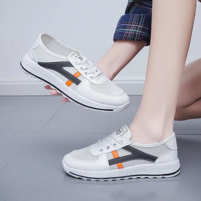 Women's Sports Shoes Breathable Casual Flat Sneakers Female Soft Sole Lightweight Shoes Non Slip Versatile Shoes