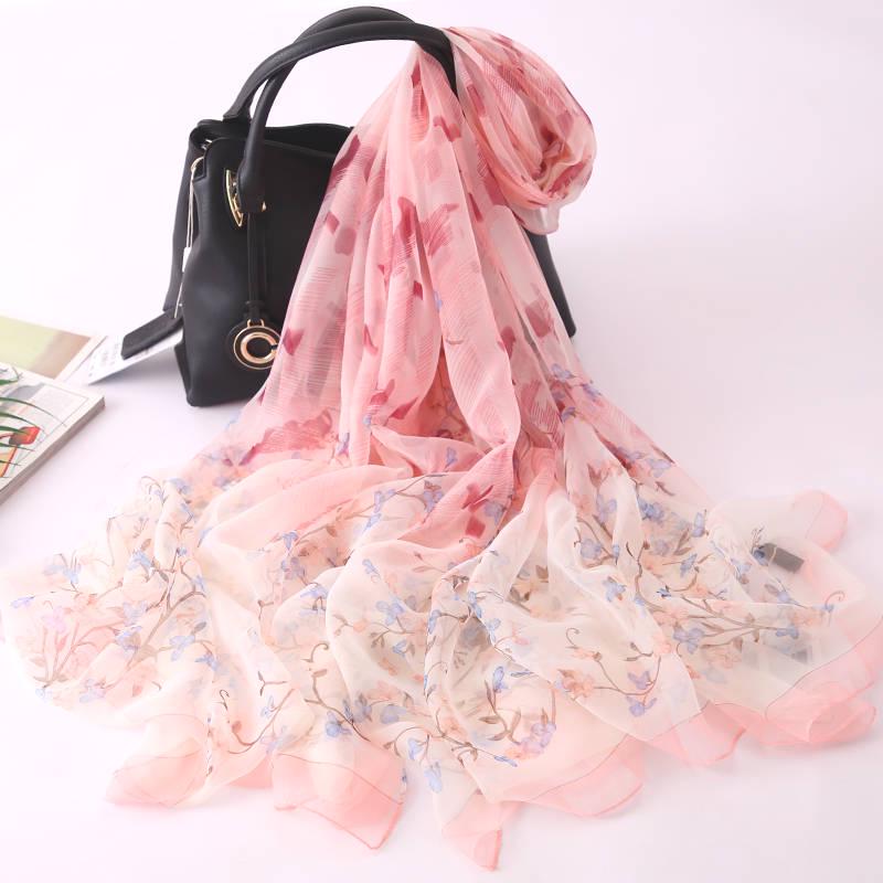 Scarf for Women/Ladies Gradient Long Soft Scarves Wraps and Shawls Beach Female Foulard