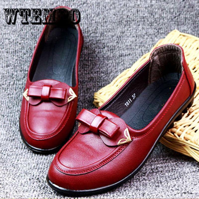 Casual Shoes Summer Sandals Women Shoes Leather Flats Shoes Flat Loafers