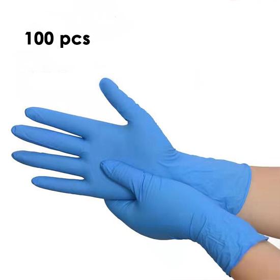 20/100 Pcs Disposable Multicolor Nitrile Gloves Dish Washing Anti Dirty Oil Protective Women Men