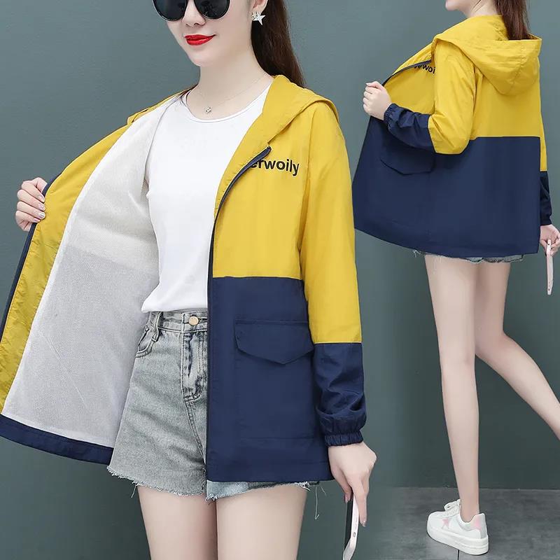 Sun-Proof Clothing Women's UV Summer New 2021 Anti-Ultraviolet All-Match Sun Protection Clothing Female Coat Jacket Hooded Top