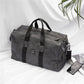 Large capacity Multi-Layer Convertible Travel Bag Shoulder Luggage Bags Leather  Handbag for Men