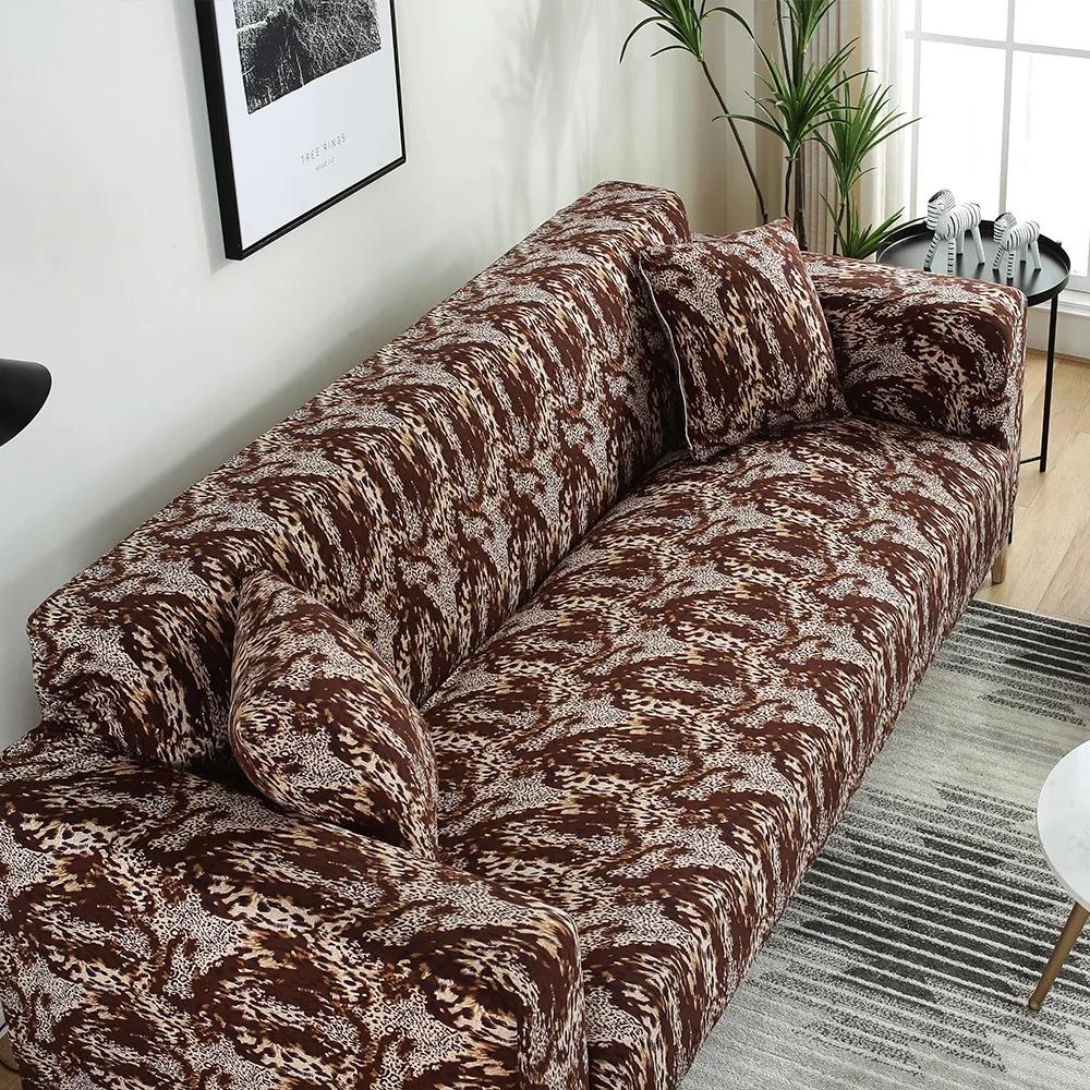 Cover for Couch Sofa Slipcover L Shape Covers Sofa Elastic 1/2/3/4 Seaters Sofa Slip Covers for Living Room Home Decor