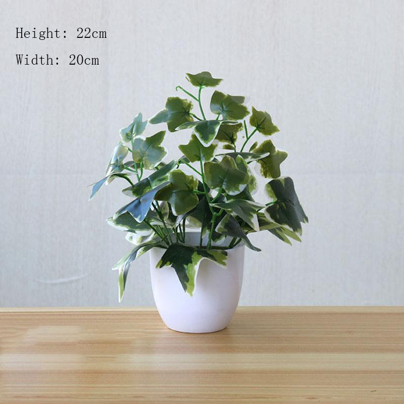 Artificial Flower Plants Fake Green Plants Ornaments Living Room Bedroom Hotel Club Plastic Furnishings Green Radish Potted Anthurium