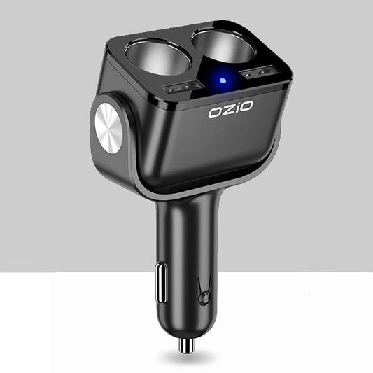 Four-in-one Fast Charging Car Charger 120W Adapter Multifunctional Car Socket Cigarette Lighter Head Power Converter