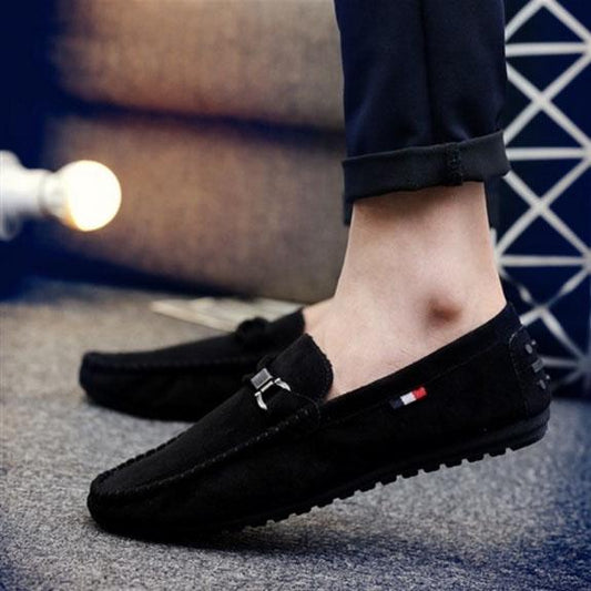 Casual Shoes Leather Men Loafers Moccasins Slip On