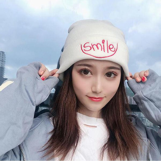 Fashion Woman hat Plush Cotton hat Trendy wild hat Windproof hat Winter Warm hat Thick hat