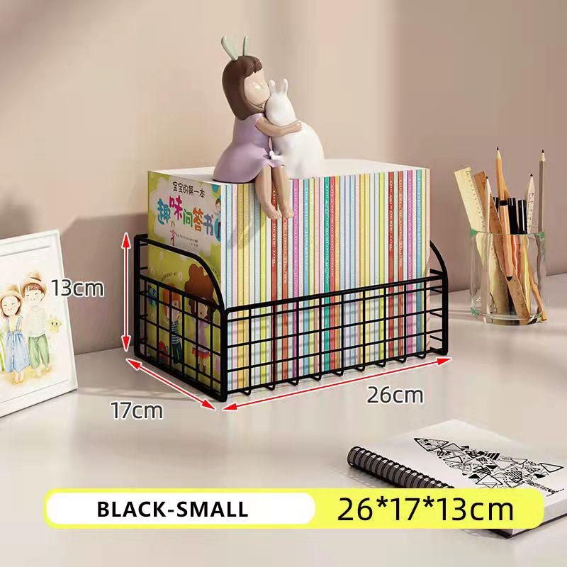 Desktop Bookshelf Book Storage Box Layered Sorting Rack Student Desk Storage Basket Snacks Sundries Storage Box Cosmetic Storage Home Organizer