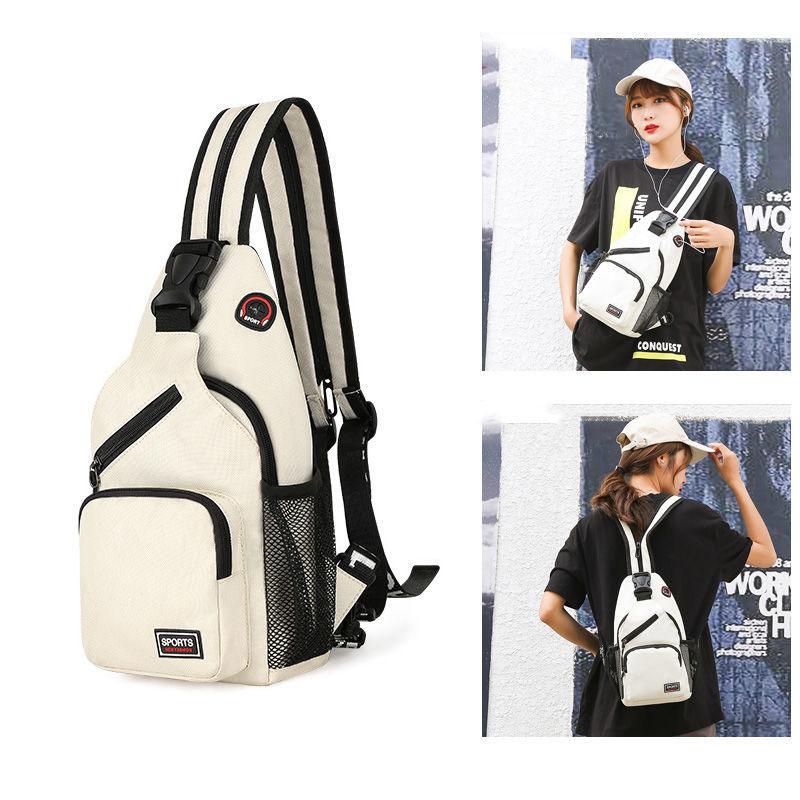 Unisex Sling Bag Men Women Shoulder Bag Home Supplies Crossbody Chest Bag for Gift Outdoor Sports Slung Riding Bag Waterproof Travel